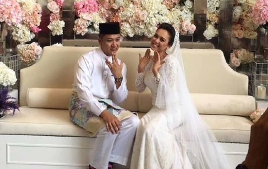 10 foto majlis pernikahan siti saleha dan ahmad lutfi 1