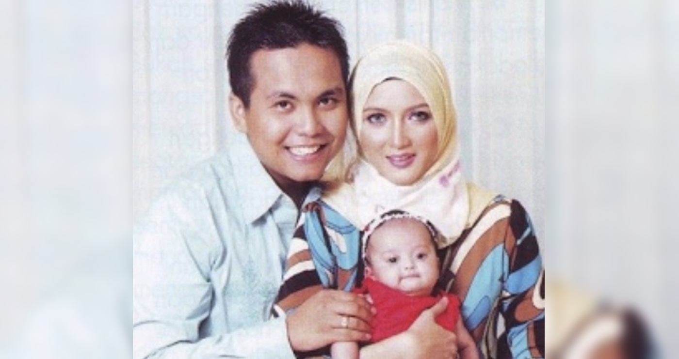 10 foto terkini isteri dan anak anak achik spin ada iras bapanya 1