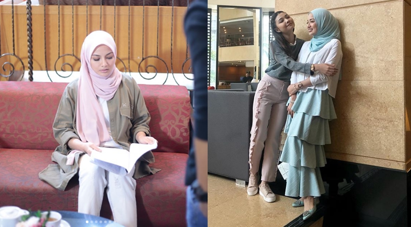 3 minggu selepas penggambaran red velvet ini yang terjadi pada neelofa