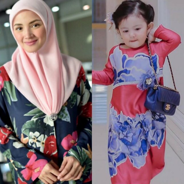 4 foto aaisyah dhia rana bak kembar fazura 4