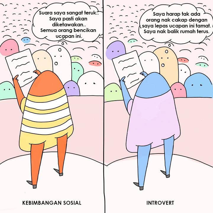 4 perbezaan antara individu introvert dan social anxiety 4