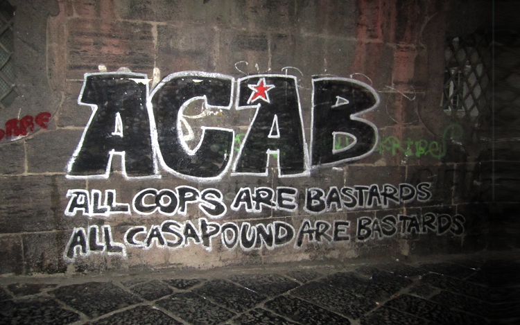 acab all cops are bastard new america