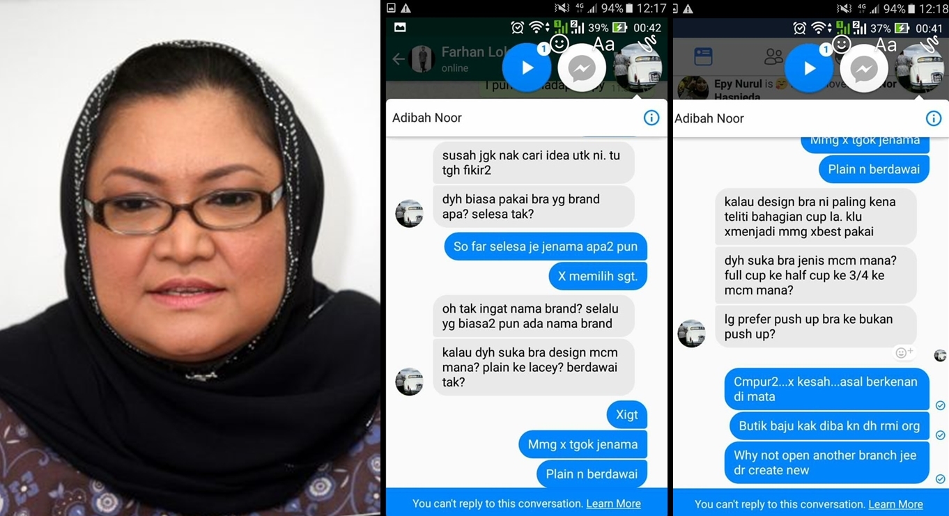 adibah noor dituduh penipu jual bra