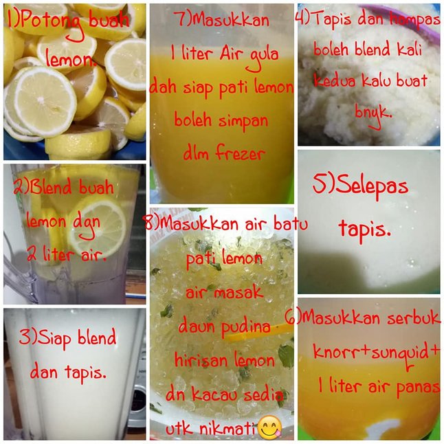 air balang ais lemon pudina ais lemon pudina laici asam boi 6