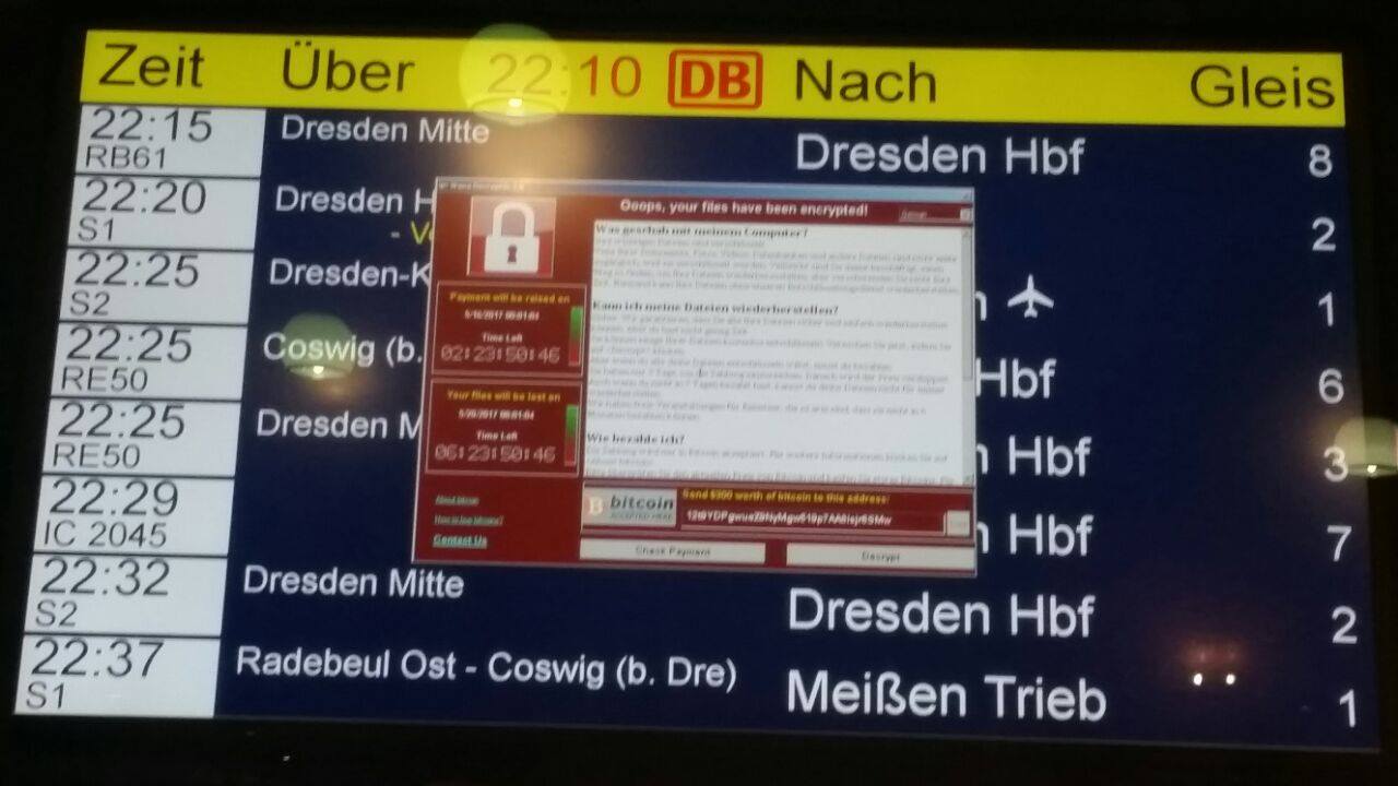 airport wannacry