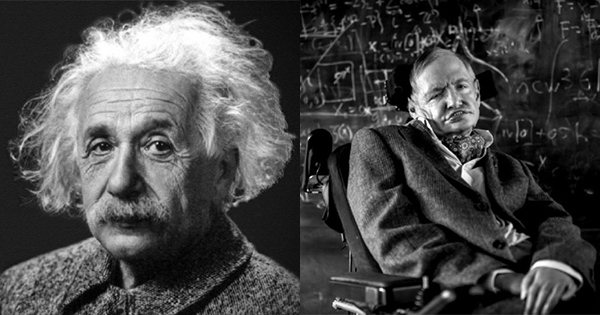 albert einstein dan stephen hawking