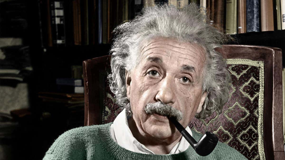 albert einstein suka cakap dengan diri sendiri