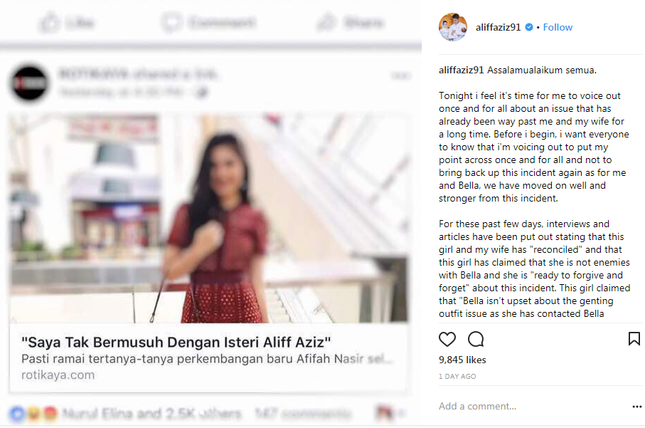 aliff aziz berang lagi minta afifah nasir tunjuk bukti 2