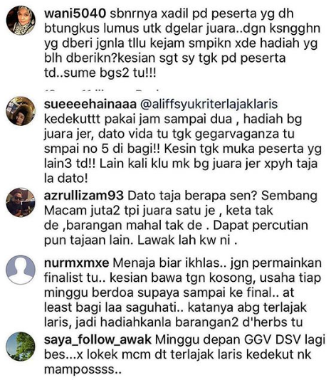 aliff syukri kedekut bagi hadiah af megastar astro jawab 2