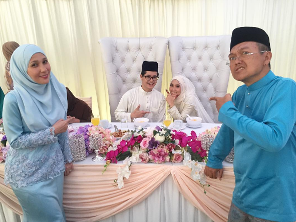 anak aziz m osman selamat nikah personaliti tv 1