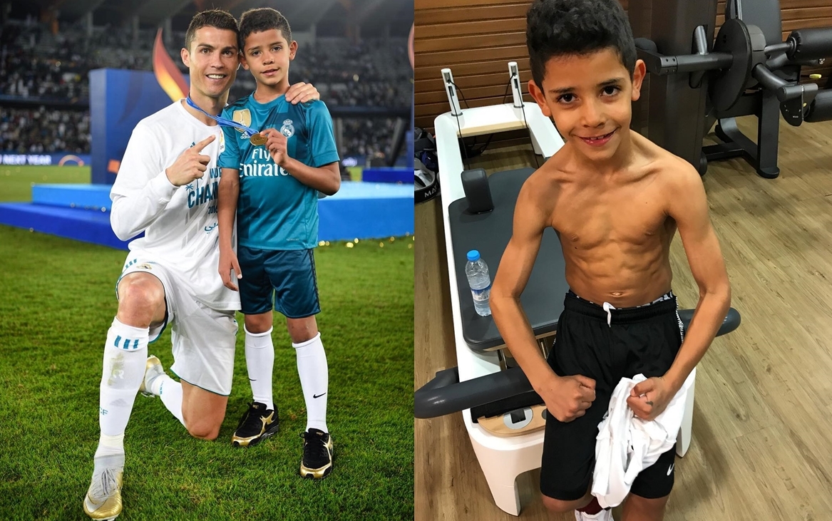 anak cristiano ronaldo berusia 7 tahun tayang badan 1