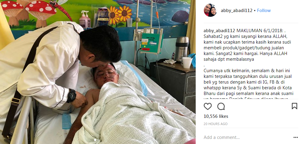 anak tiri abby abadi kemalangan 2