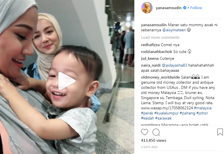 anak yana samsudin sangka mira filzah ibunya 2