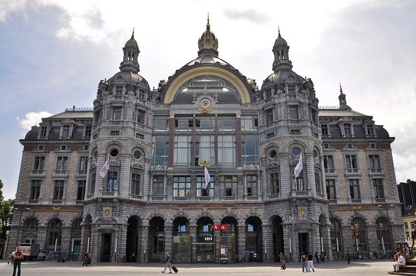 antwerpen centraal railway station stesen kereta api paling cantik di dunia