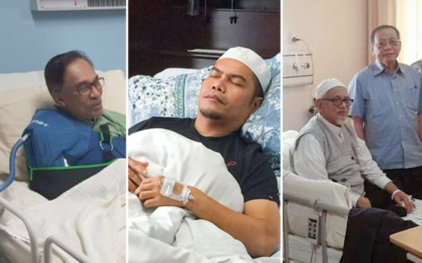 anwar jamal yunos hadi awang masuk hospital