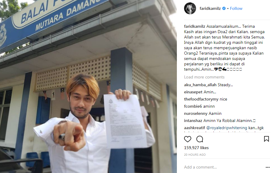 apa pula farid kamil buat di balai polis 2