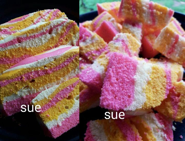 apam susu moist versi kukus