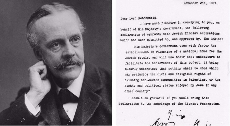 arthur james balfour dan deklarasi balfour