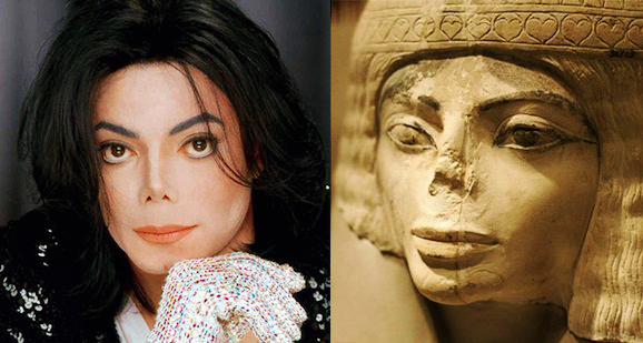 artifak mesir kelihatan seperti michael jackson di muzium chicago