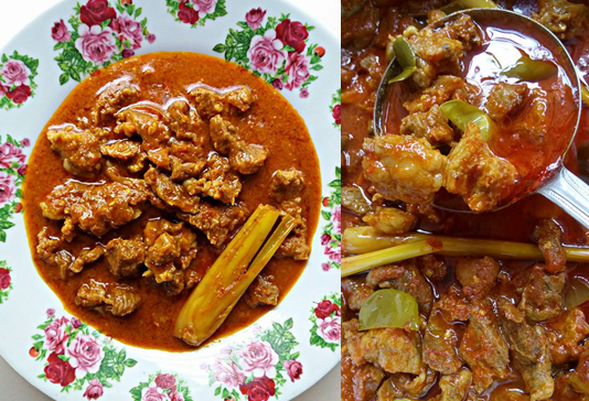 asam pedas daging tetel