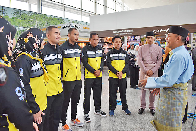 atlet brunei berangkat ke tokyo 2020