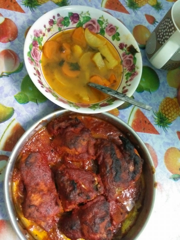 ayam tandori dan kari sayur cincai