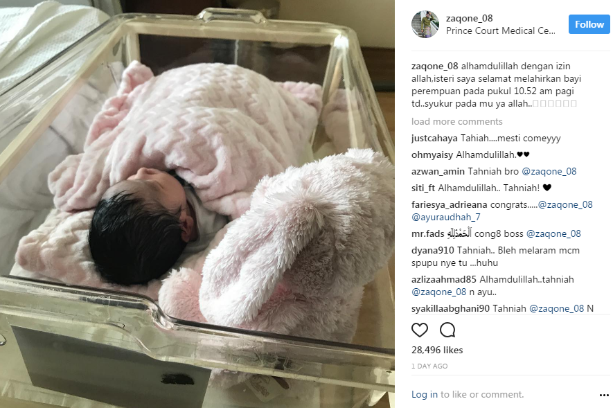 ayu raudhah selamat bersalin zaquan adha kongsi wajah comel anak 4