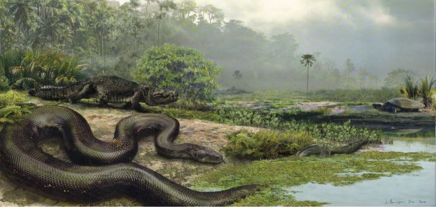 bagaimana jika ular titanoboa masih hidup pada hari ini