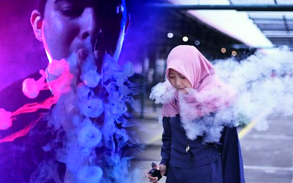 baik buruk hisap vape tidak kira lelaki awek