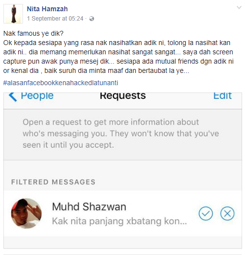 baik suruh dia minta maaf dan bertaubat nita hamzah 2