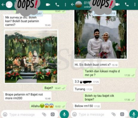 bajet rm200 untuk pelamin yuna 2