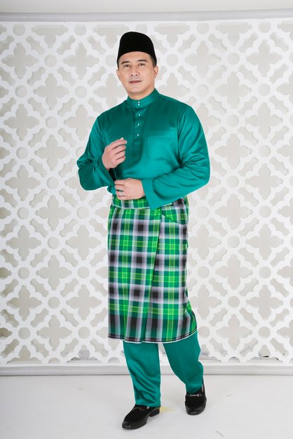 baju melayu aaron aziz jakel