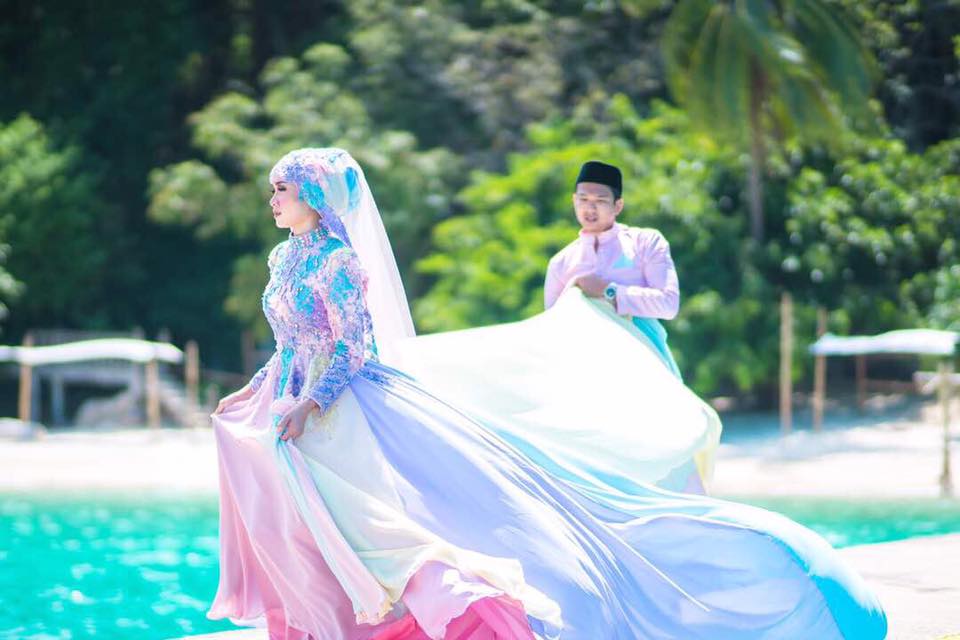 baju pengantin paddle pop jadi bualan hangat para netizen 2