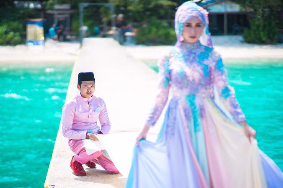 baju pengantin paddle pop jadi bualan hangat para netizen 5