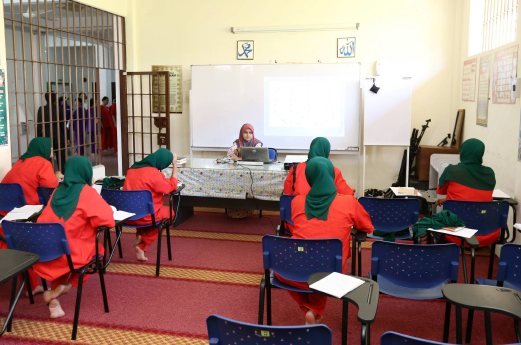 banduan wanita jalani kelas pemulihan