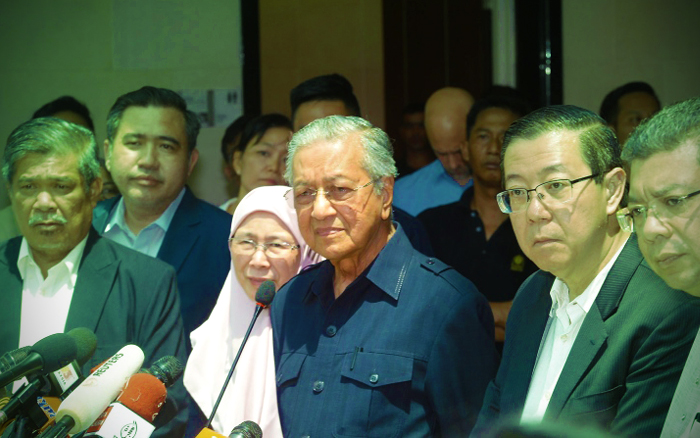 barisan pakatan harapan mahathir