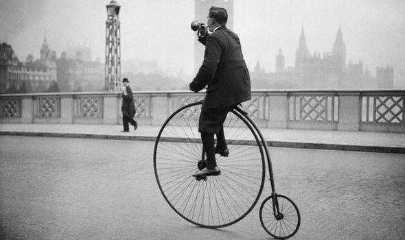 basikal penny farthing