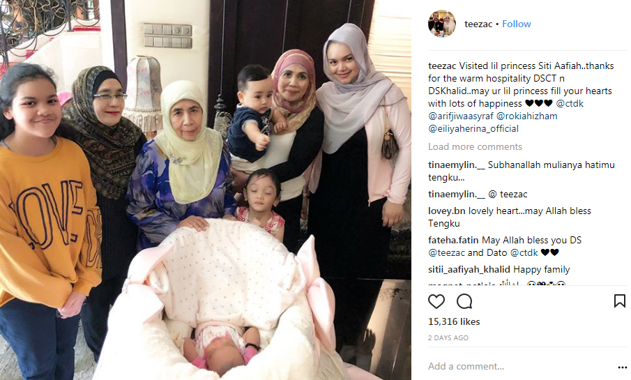 bekas isteri datuk k lawat anak siti nurhaliza siti aafiyah 2