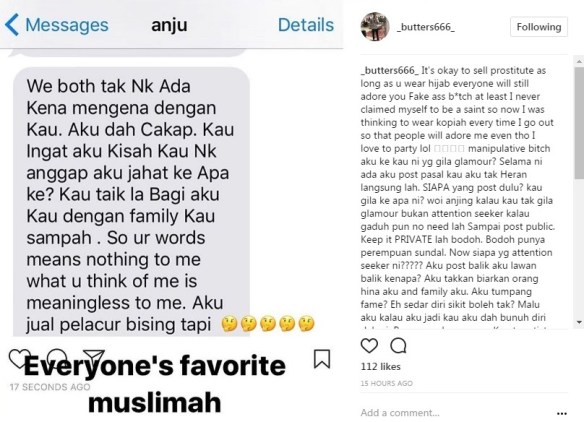 berperang di instagram bekas suami dedah rahsia mengejutkan zarina anjoulie 2