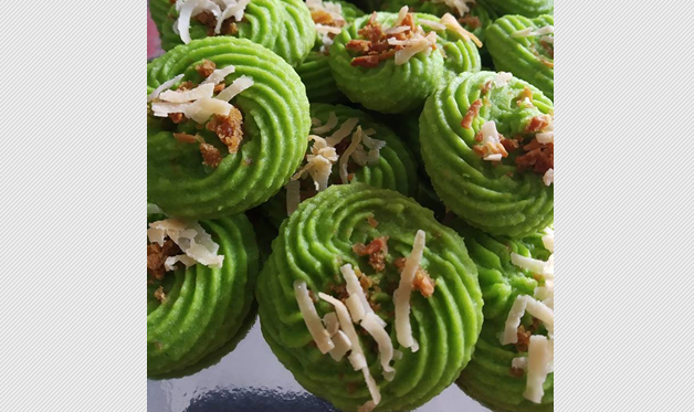 biskut pandan gula melaka