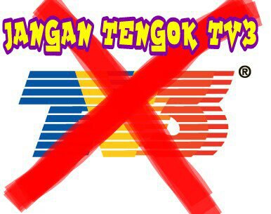 boikot tv3 rtm utusan