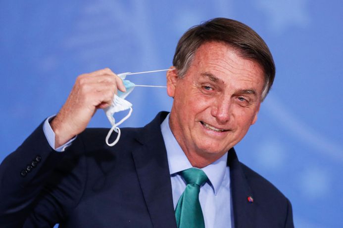 bolsonaro face mask