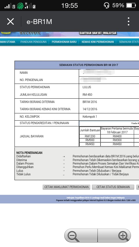 br1m untuk pemegang akaun bsn sudah diluluskan