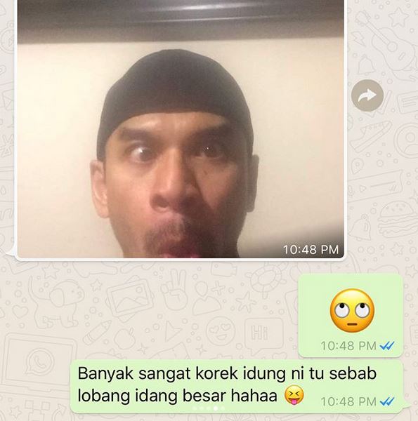 buat hal malam malam abby dedah mesej whatsapp norman hakim 3