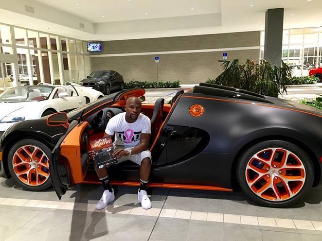 bugatti veyron grand sport vitesse floyd mayweather