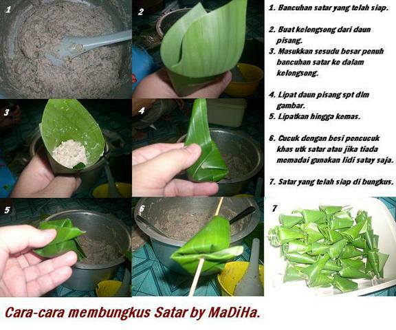 cara bungkus satar