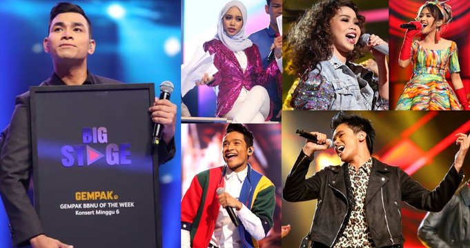 carta kedudukan peserta konsert ketujuh big stage 2018 1