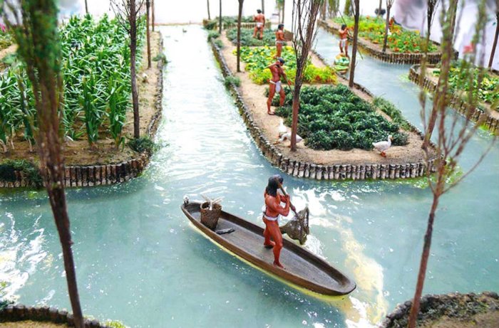 chinampas sistem pertanian moden