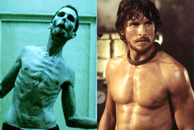 christian bale kurus dan berisi