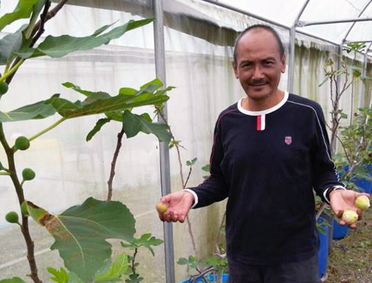 cikgu zul bersama hasil dari pokok tin